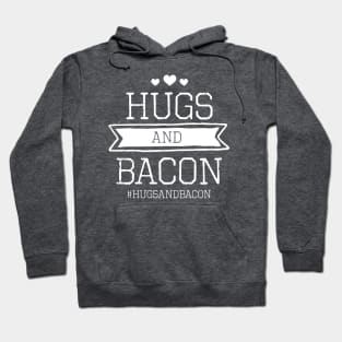 Hugs and Bacon Stamp - Dark shirt Hoodie